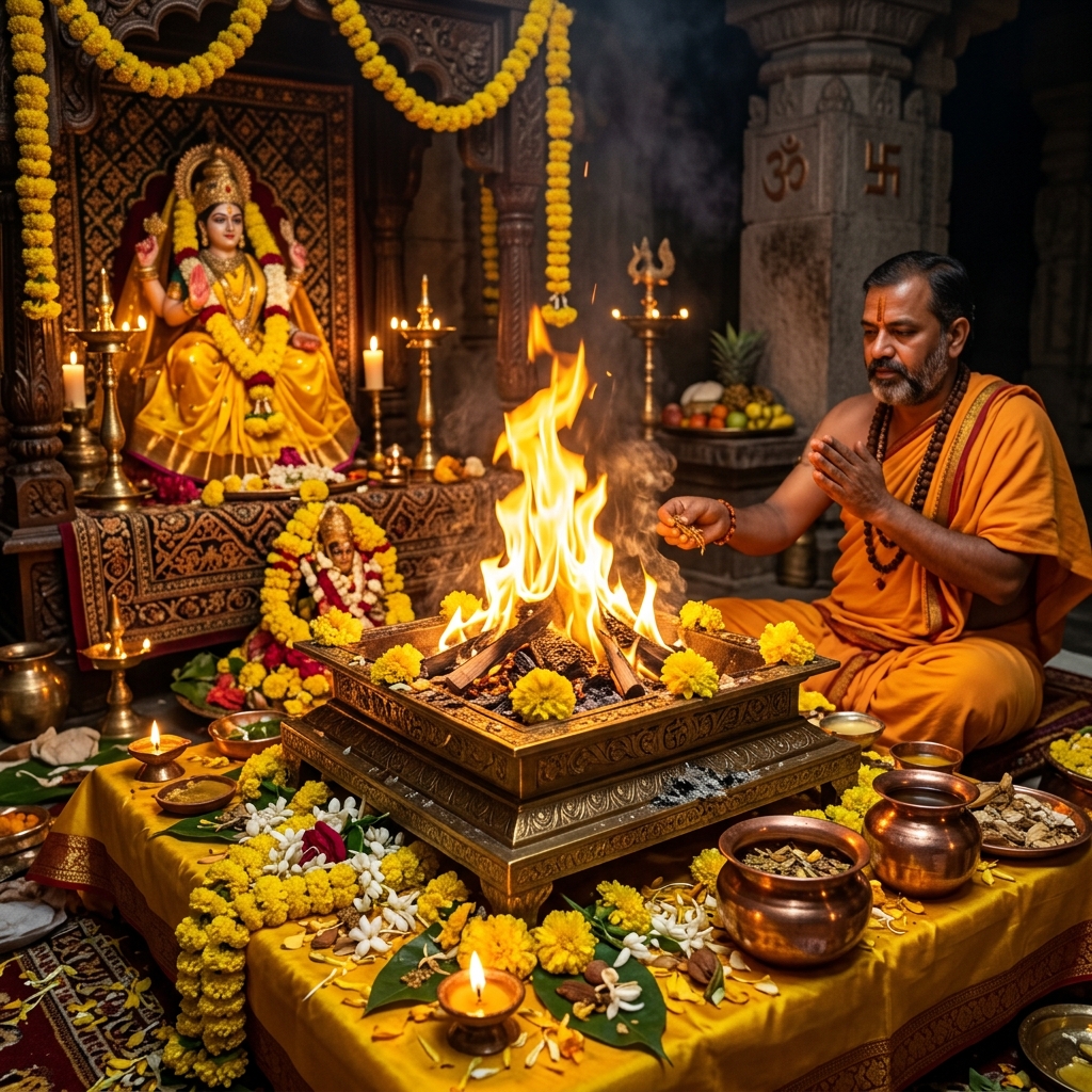 Baglamukhi Havan
